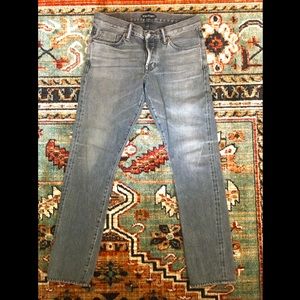 Tom Ford Slim Fit Grey Washed Jeans